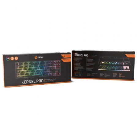 Krom Kernel PRO Teclado Mecánico Gaming TKL Inalámbrico RGB Español Krom Kernel PRO Teclado Mecánico Gaming TKL Inalámbrico RGB Español